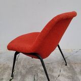 Vintage armchair in original French terry fabric - 1970s