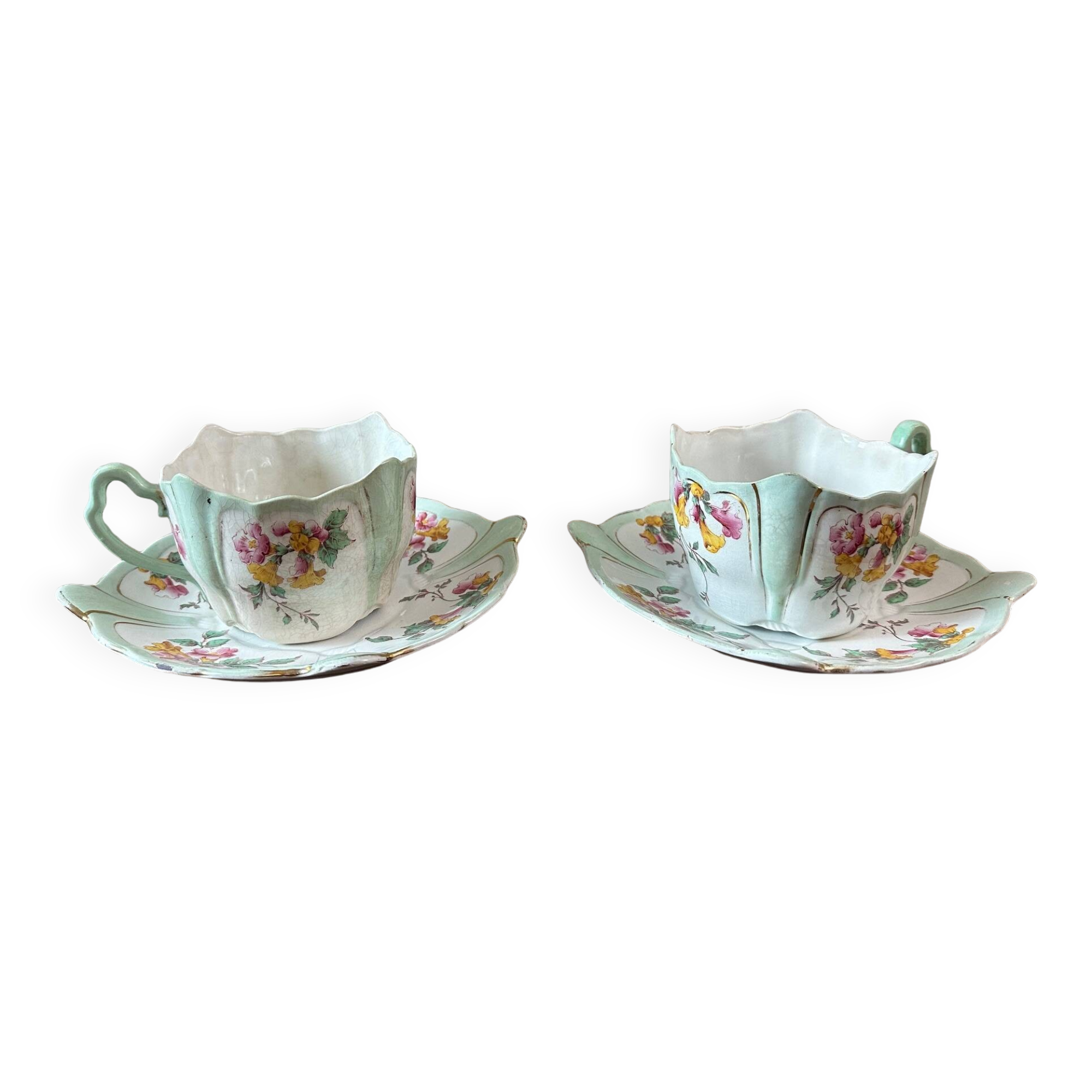 Pair of porcelain lunches