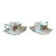Pair of porcelain lunches