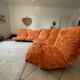 Rare vintage modular canapé for 5 people - Ligne Roset - Marsala model