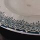 5 flat plates in Longwy earthenware model “Suzanne” Terre de Fer