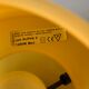 Vintage mushroom lamp in yellow glass habitat