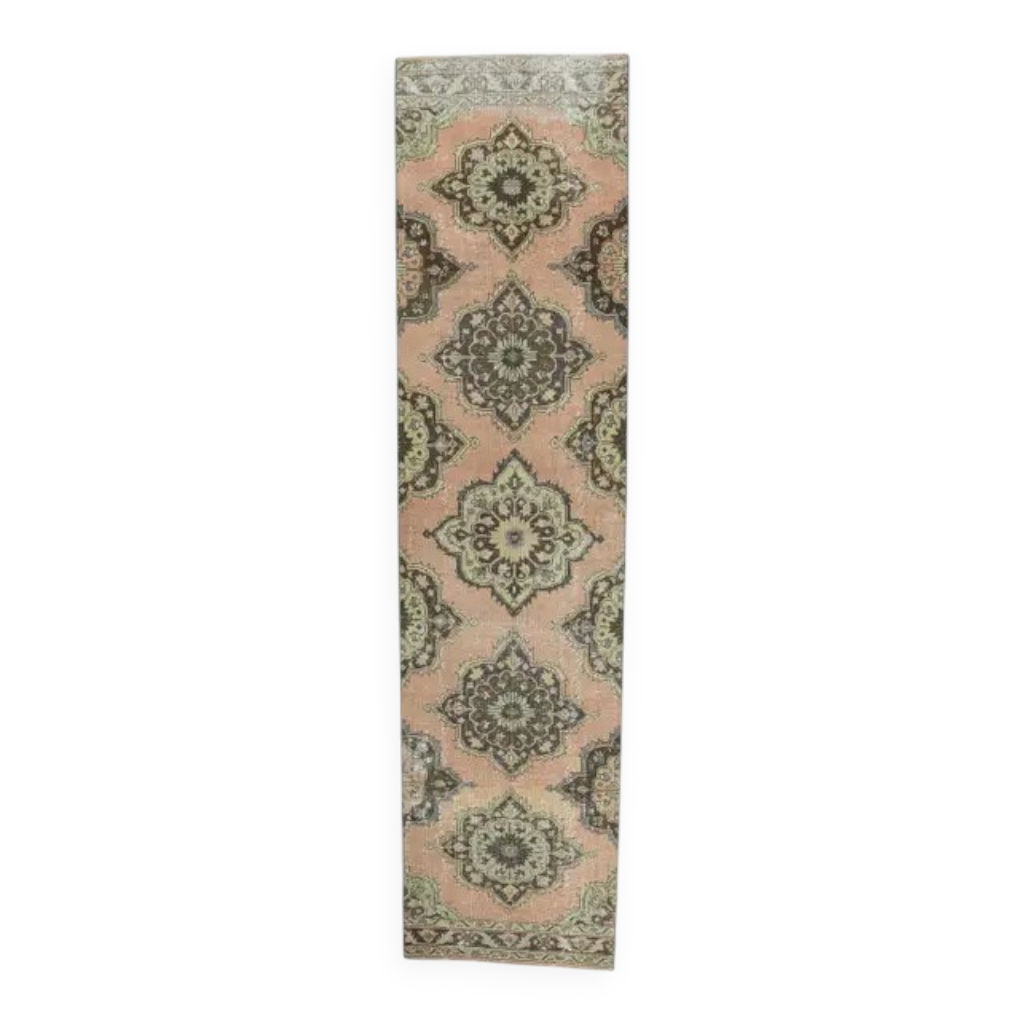 Turkish Oushak wool runner 90x346