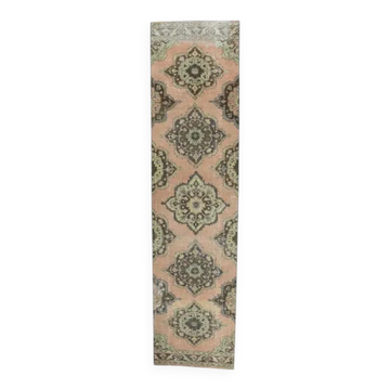 Turkish Oushak wool runner 90x346