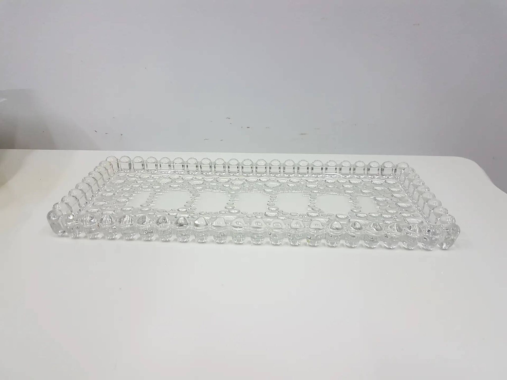 12-piece Bolero Bubble set, clear crystal glass, Walther Glas, Germany, 197