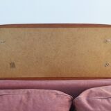 Scandinavian teak mirror 35x79cm
