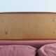 Miroir scandinave en teck 35x79cm