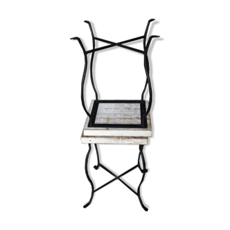 Wooden and wrought iron stools edition Lieux