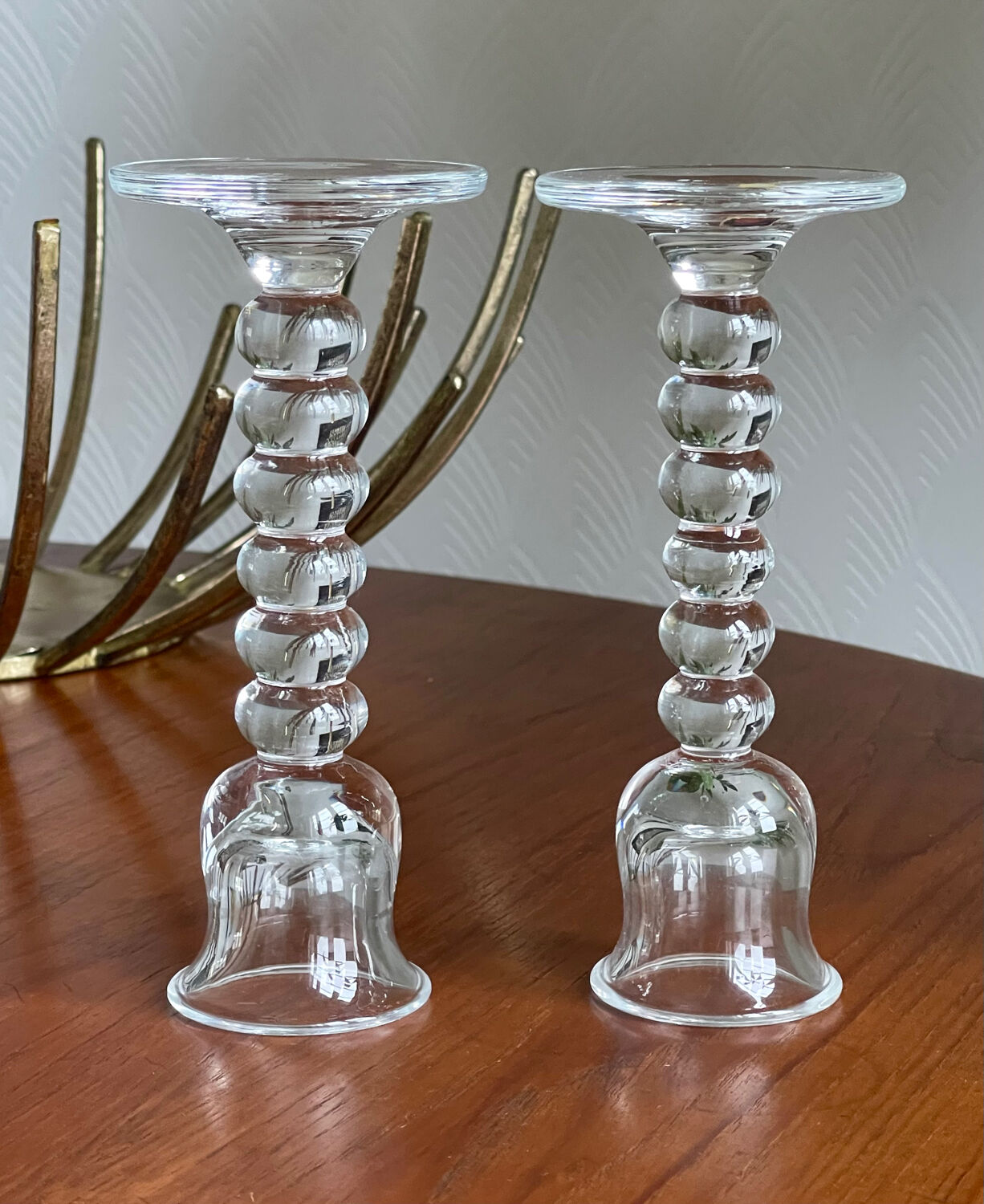 Pair of candlesticks Wiesenthalhütte, 1970