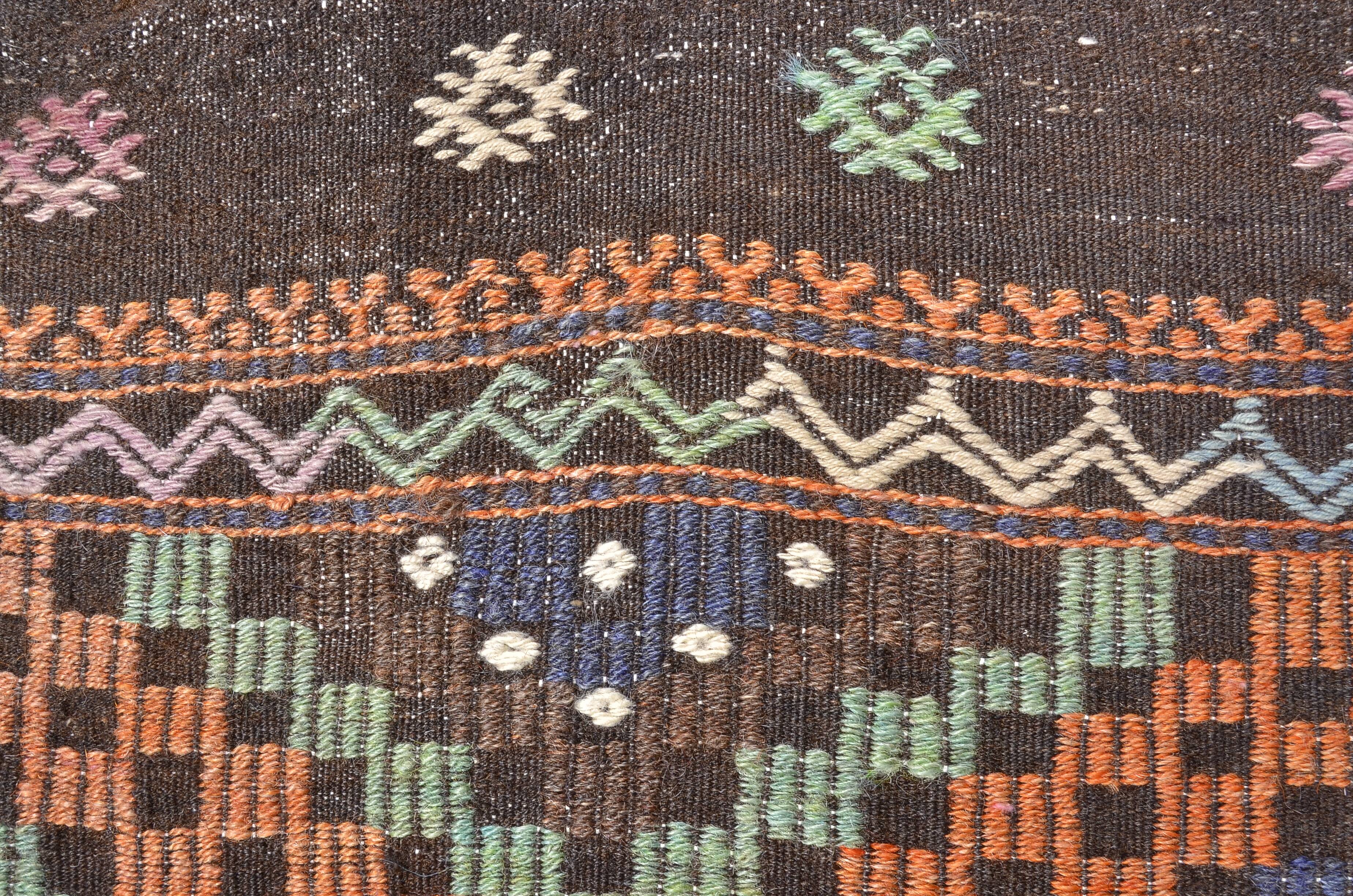 Oushak Vintage Handwoven Kilim Rug sku1861