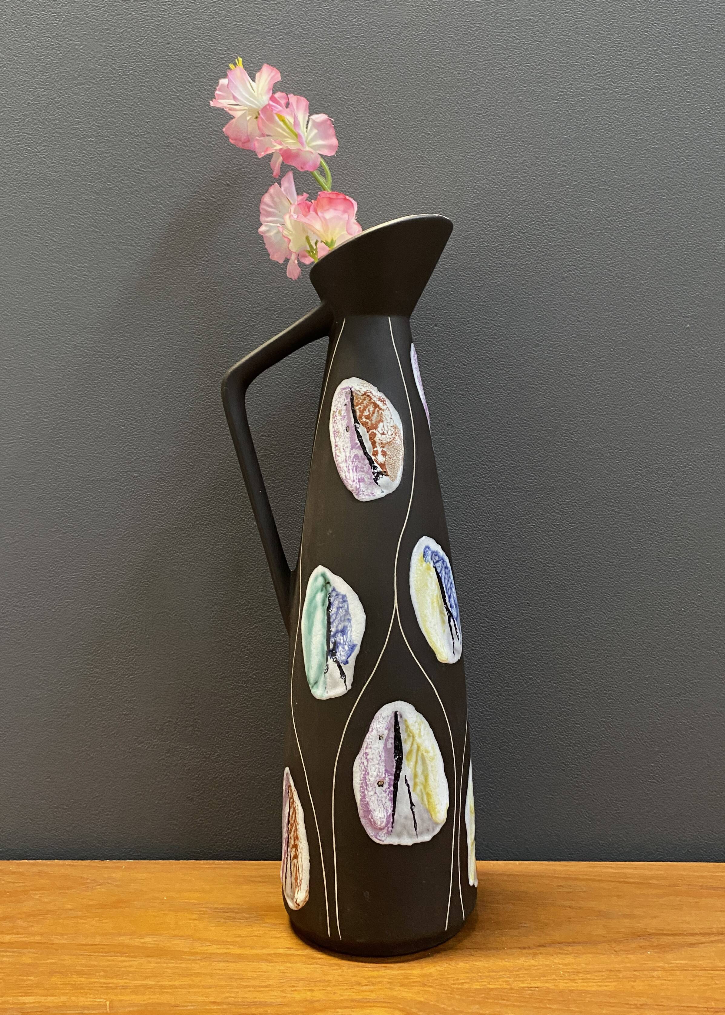 Bay vase model 245-40 decor Kongo by Bodo Mans 1958