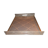 Plateau vintage plexiglas par Maison Mercier 80's