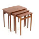 Svend Åge Madsen nesting tables - danish design in teak  mid century modern