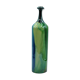 Vase bottle soliflore signed to identify contemporary multicolor design décor