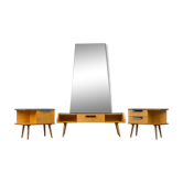 Vintage dressing table and 2 bedside tables 1960