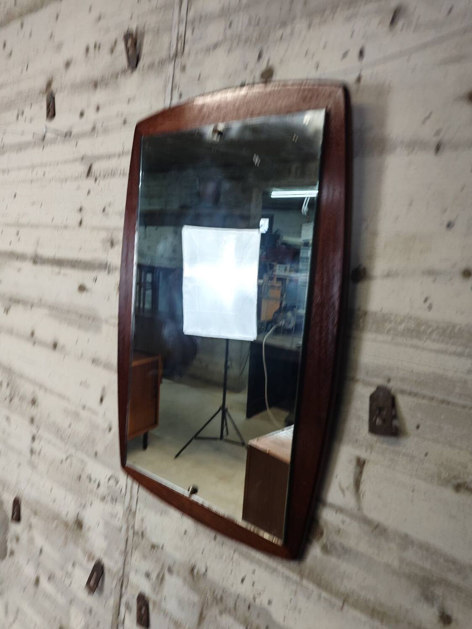 Miroir scandinave en teck