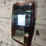 Scandinavian teak mirror