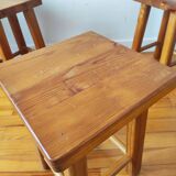 4 vintage 1970s Scandinavian style stools