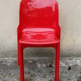 Chaise de Vico Magistretti pour Artemide design italien 1960