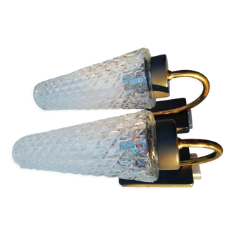 Pair of tulip sconces