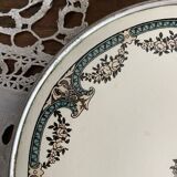 Sarreguemines Dubarry earthenware trivet