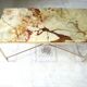 Table basse en onyx années 60/70