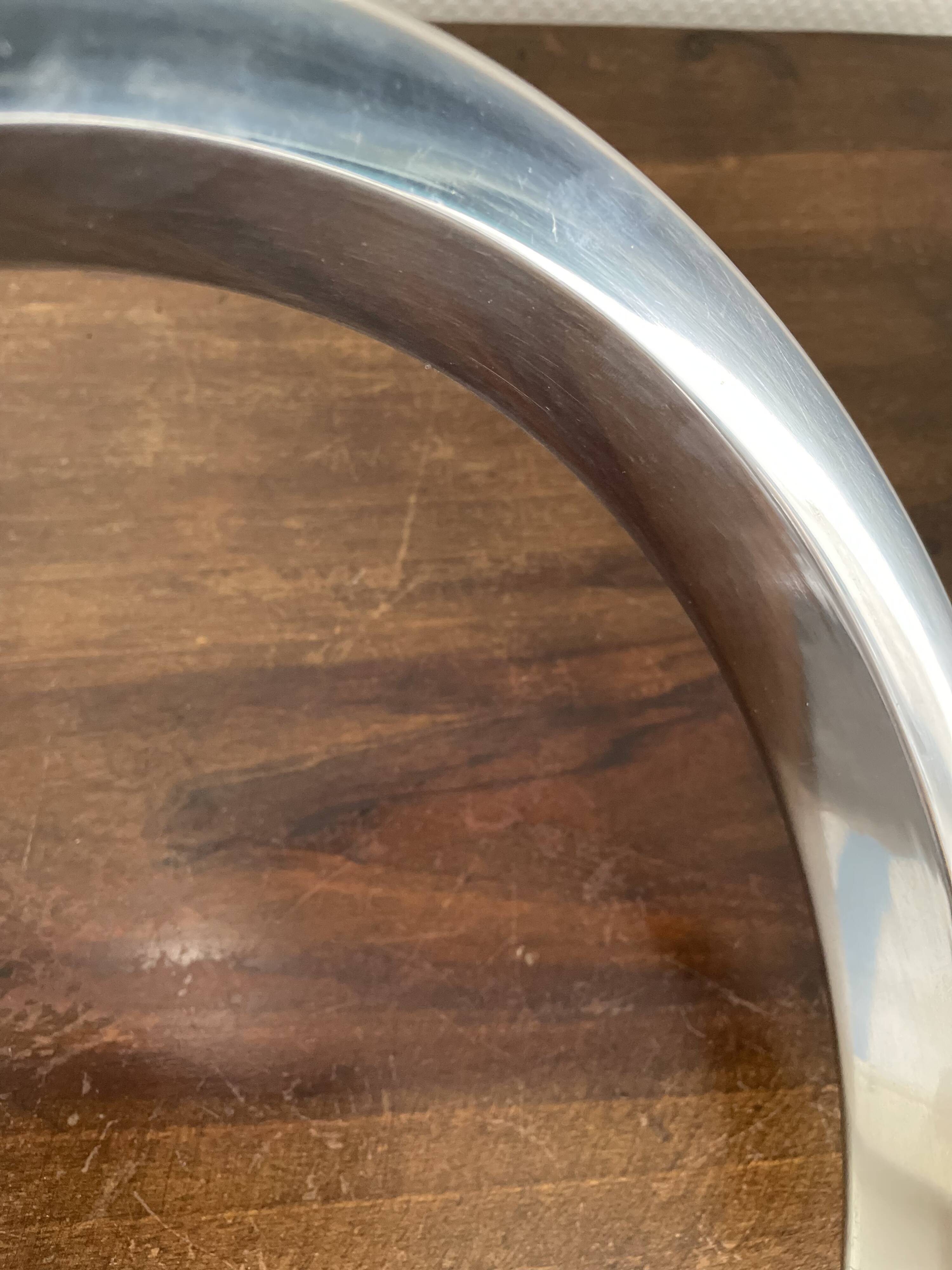 Kartell Gino Colombini white plastic umbrella stand from the 70s