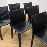 Set of 6 CAB 412 chairs, Cassina