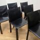 Set of 6 CAB 412 chairs, Cassina