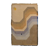 Blue and Orange Desso 'Rainbow' Carpett