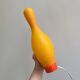 Cheerful vintage plastic cone table lamp