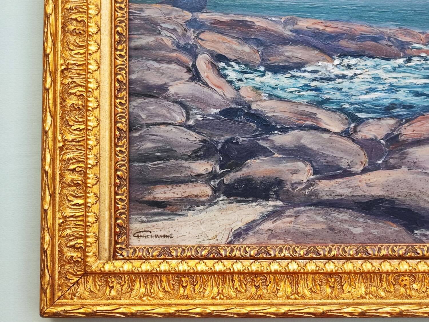 Oil painting - seascape Brittany