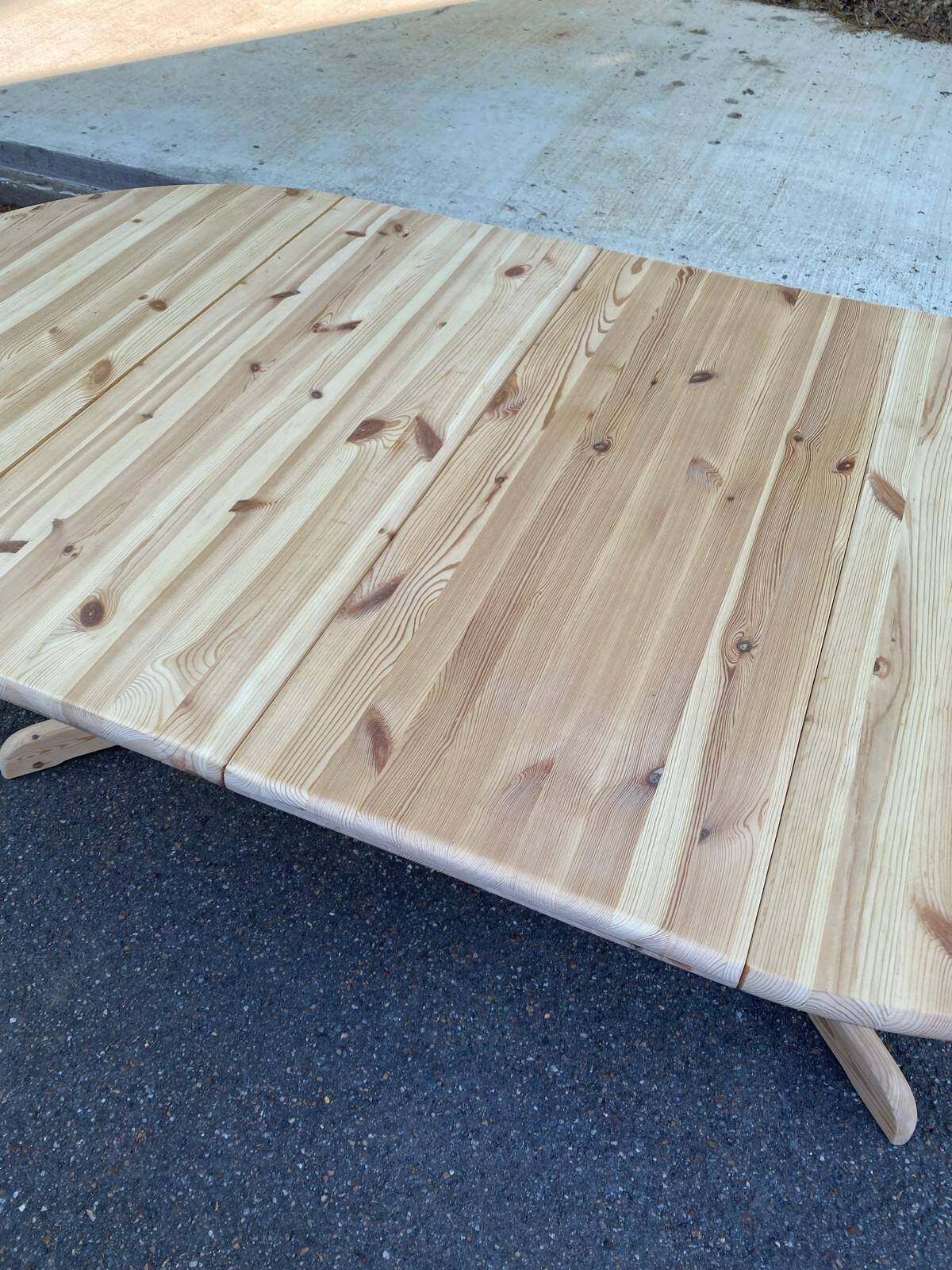 Rainer Daumiller extendable round table for Hirtshals Sawaerk 1970 200cm