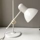 Lampe de bureau orientable blanche
