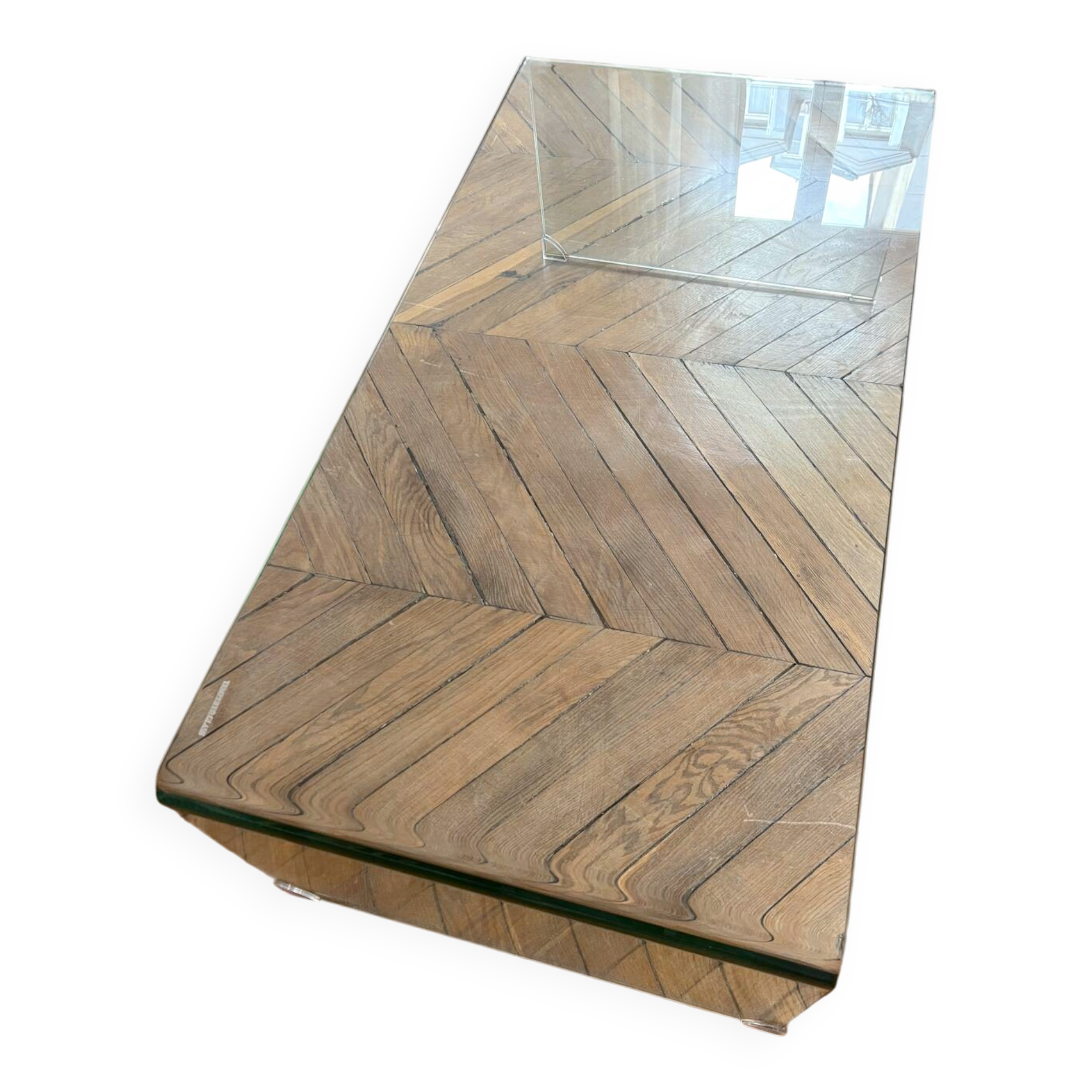 Table basse en verre trempé – Habitat – Modèle Gala