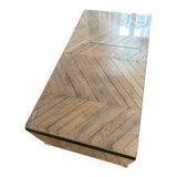 Table basse en verre trempé – Habitat – Modèle Gala