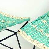 Ensemble de sièges d'extérieur du milieu du siècle, Tchécoslovaquie, années 1960