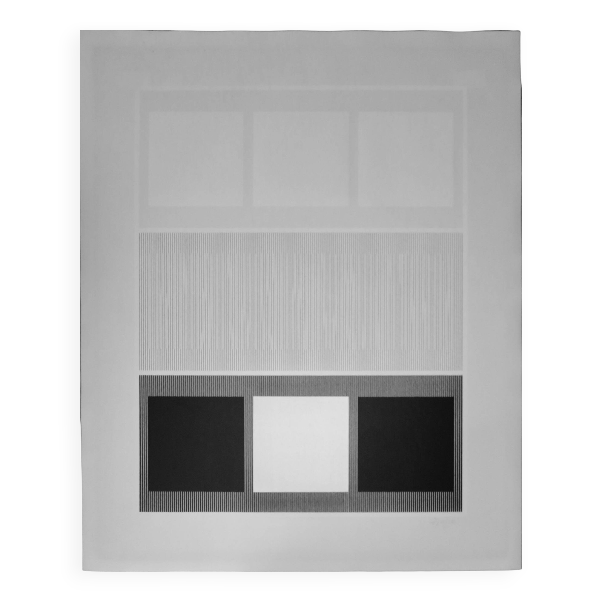 Screenprint by Jesùs Rafael-Soto. signed and numbered.