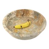 Heavy Large Marble Fruit Bowl XL Natural Stone 40cm