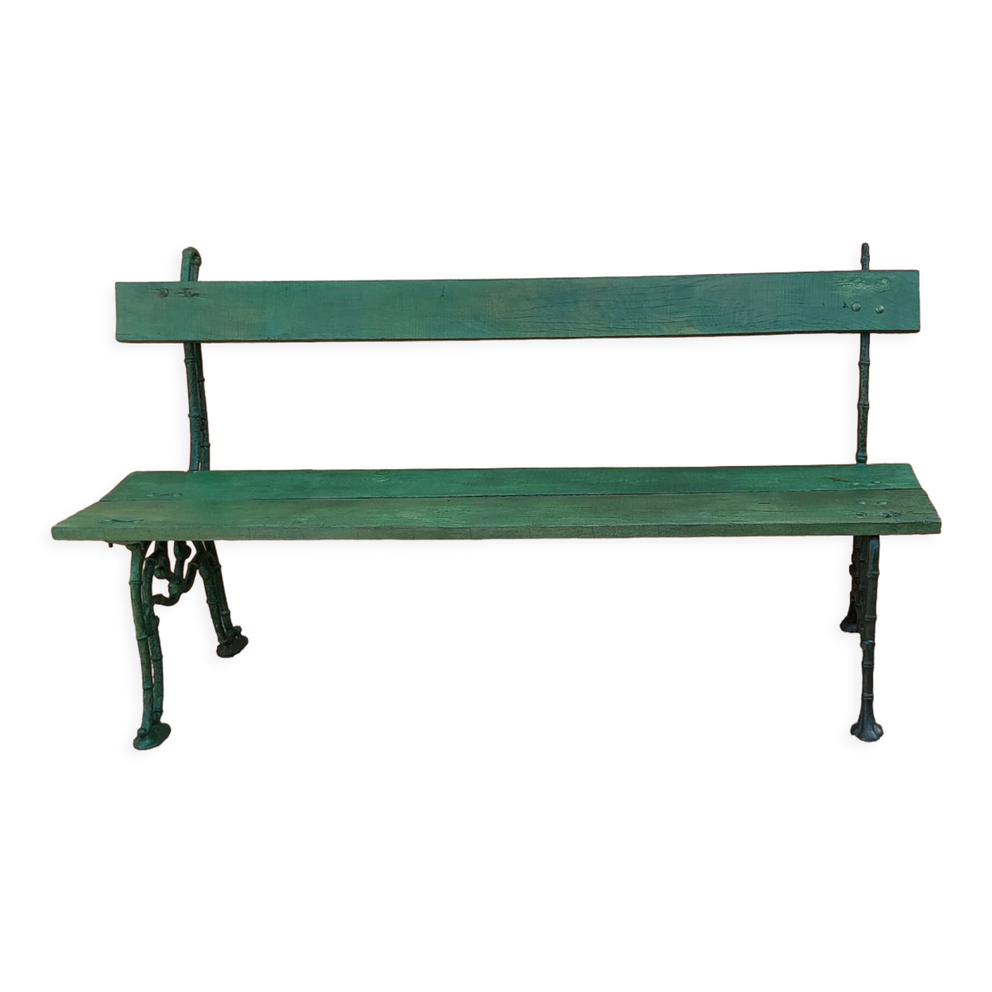 Outdoor garden bench 1900s
