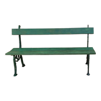 Outdoor garden bench 1900s