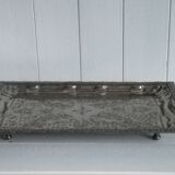 Silver metal tray