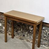Console en bois, années 1970-1980