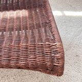 70's rattan armchair