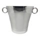 Seau à champagne, à glace Art Déco en placage d'argent par Udner, années 1930