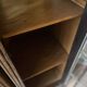 Pair of Art Deco display cabinets in solid oak