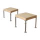 B&b italia pair of wenge veneer side tables