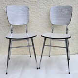 Set of 2 formica chairs