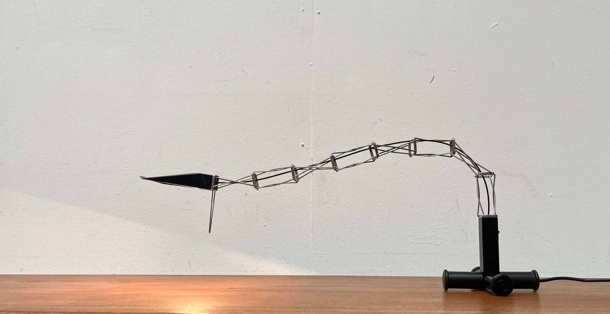 Postmodern Italian Multi X table lamp by Yaacov Kaufmann for Lumina, 1980s.