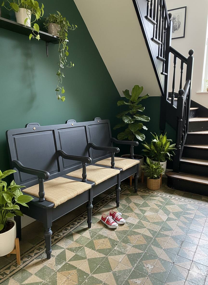 Banquette de théâtre rénovée